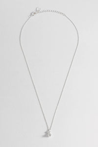 Estella Bartlett Necklace - Teddy Bear Silver Plated