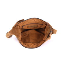 Load image into Gallery viewer, Tulip Moon Suede Bag - Caramel
