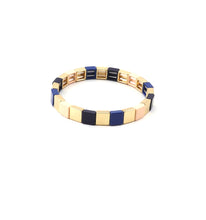 Load image into Gallery viewer, Bracelet - Tile Navy Square
