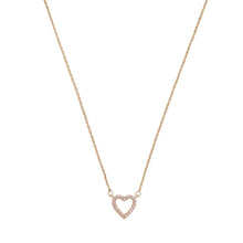 Load image into Gallery viewer, Necklace - Rose Gold Crystal Heart
