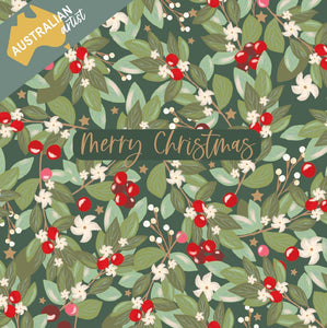 Charity Christmas Cards - BCNA Leaves and Berries