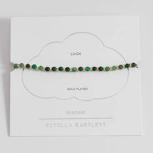 Load image into Gallery viewer, Estella Bartlett Bracelet - Green Quartz Gemstone Gold Plated
