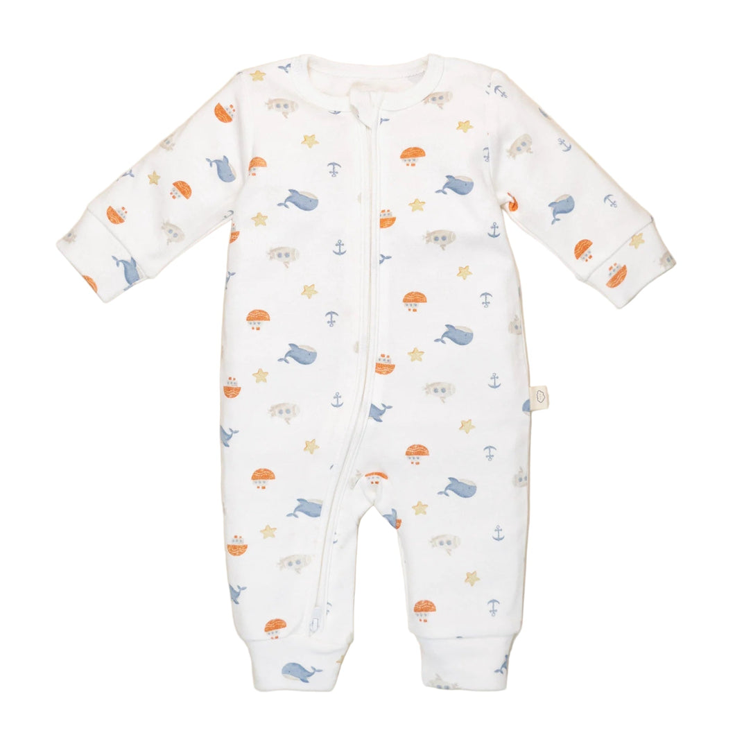 Growsuit Long Sleeve - Sea World : 00 3-6 Months