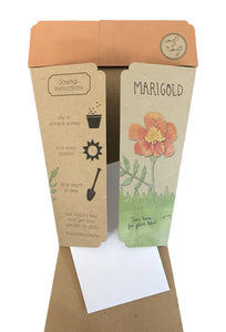 Sow 'n Sow Seed Greeting Card - Marigold