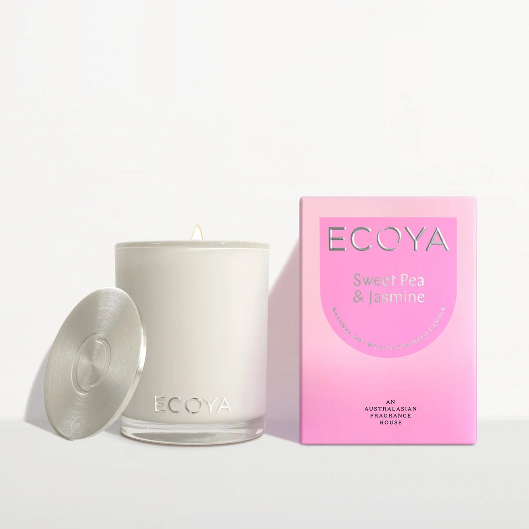 Sweet Pea & Jasmine - Candle 80 Hr : Ecoya