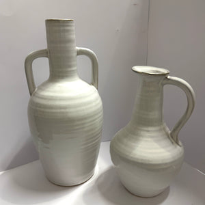 Roxy White Ceramic Jug