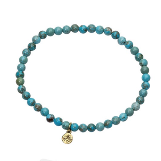 Healing Gem Bracelet - Turquoise Howlite - (Calmness)
