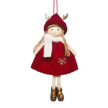 Load image into Gallery viewer, Hanging Decoration - Reindeer Girl
