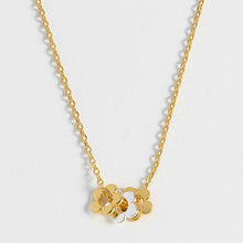 Load image into Gallery viewer, Estella Bartlett Necklace - Multi Flower Gold Plated
