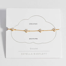 Load image into Gallery viewer, Estella Bartlett Bracelet - Pearl Multi Flower Gold
