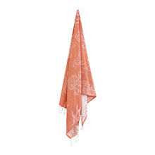Load image into Gallery viewer, Turkish Towel - Coral : Tangerine
