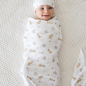 Swaddle Wrap - Kangaroo & Koala