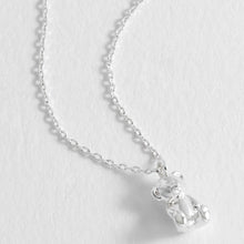 Load image into Gallery viewer, Estella Bartlett Necklace - Teddy Bear Silver Plated
