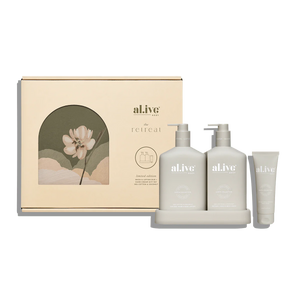 SALE : Retreat Collection : al.ive Body - Wash/Lotion Duo + Hand Cream Gift Set (Was $99)