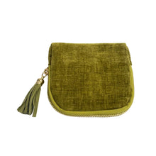 Load image into Gallery viewer, Travel Jewellery Purse - Olive
