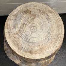Load image into Gallery viewer, SALE : Timber Stool - Anoki Whitewash - 31 x 40cm (Was $165)
