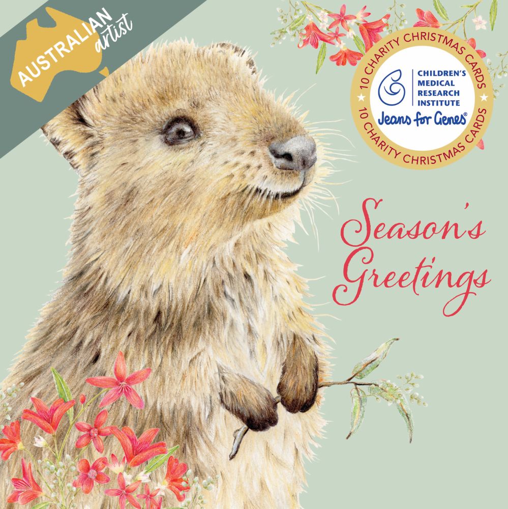 Charity Christmas Cards -CMRI Quokka Greetings