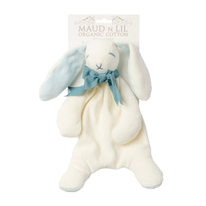 Bunny Comforter - White / Stone Blue