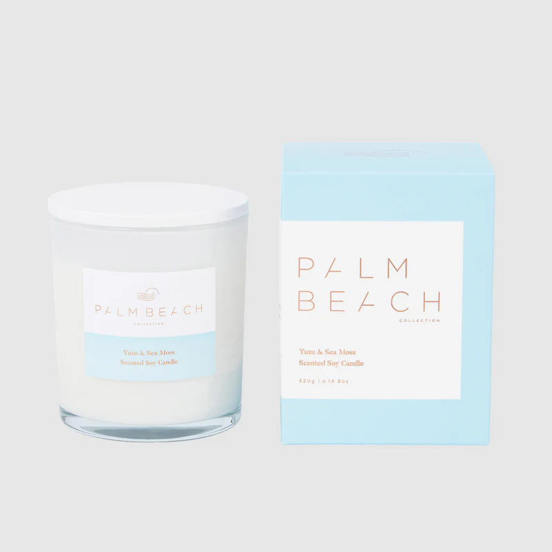 Mini Scented Soy Candle 90gr - Yuzu & Sea Moss