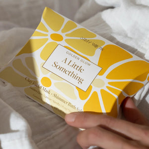Stray Willow Pocket Duo 'A Little Something' Golden Glow : Face Mask + Bath Salts