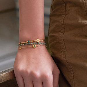Estella Bartlett Bracelet - Enamel North Star Gold Plated