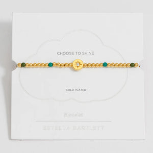 Estella Bartlett Bracelet - Enamel North Star Gold Plated