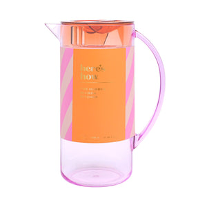 Pitcher - Lilac & Orange