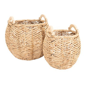 Hyacinth Round Basket - Large