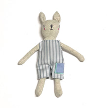 Load image into Gallery viewer, Bunny Cotton Rattle - Greyson
