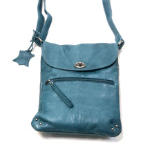 Load image into Gallery viewer, Tayla Crossbody Leather Bag - Midnight Blue
