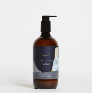 Rose Geranium & Lavender 500ml Hand & Body Lotion - Ena Products