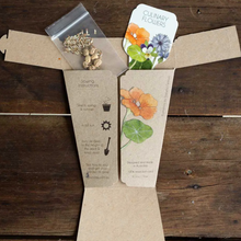 Load image into Gallery viewer, Sow &#39;n Sow Seed Greeting Card - Culinary Flower
