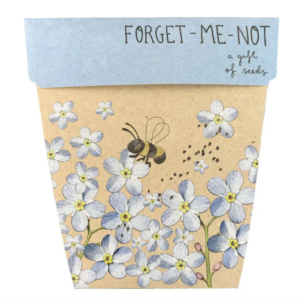 Sow 'n Sow Seed Greeting Card - Forget me not