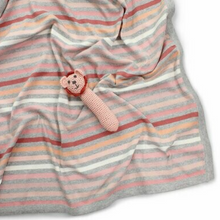 Load image into Gallery viewer, Piccolo Multi Stripe Wrap Peach
