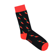 Load image into Gallery viewer, Chilli Socks 11-14 Black
