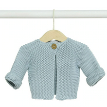 Load image into Gallery viewer, Knitted Baby Cardigan - Blue

