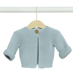 Knitted Baby Cardigan - Blue
