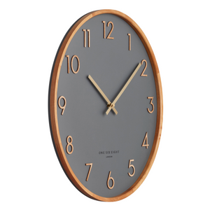 Scarlett Charcoal 35cm Wall Clock