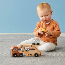 Load image into Gallery viewer, Wooden Car Carrier Set

