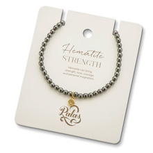 Load image into Gallery viewer, Healing Gem Bracelet - Hematite (Strength)
