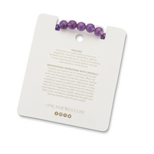 Load image into Gallery viewer, SALE : Energy Gem Bracelet - Amethyst (Protection) (Was $35)
