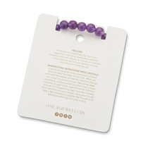 Load image into Gallery viewer, Energy Gem Bracelet - Amethyst (Protection)
