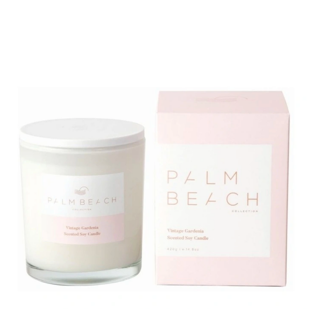 Scented Soy Candle 420g - Vintage Gardenia