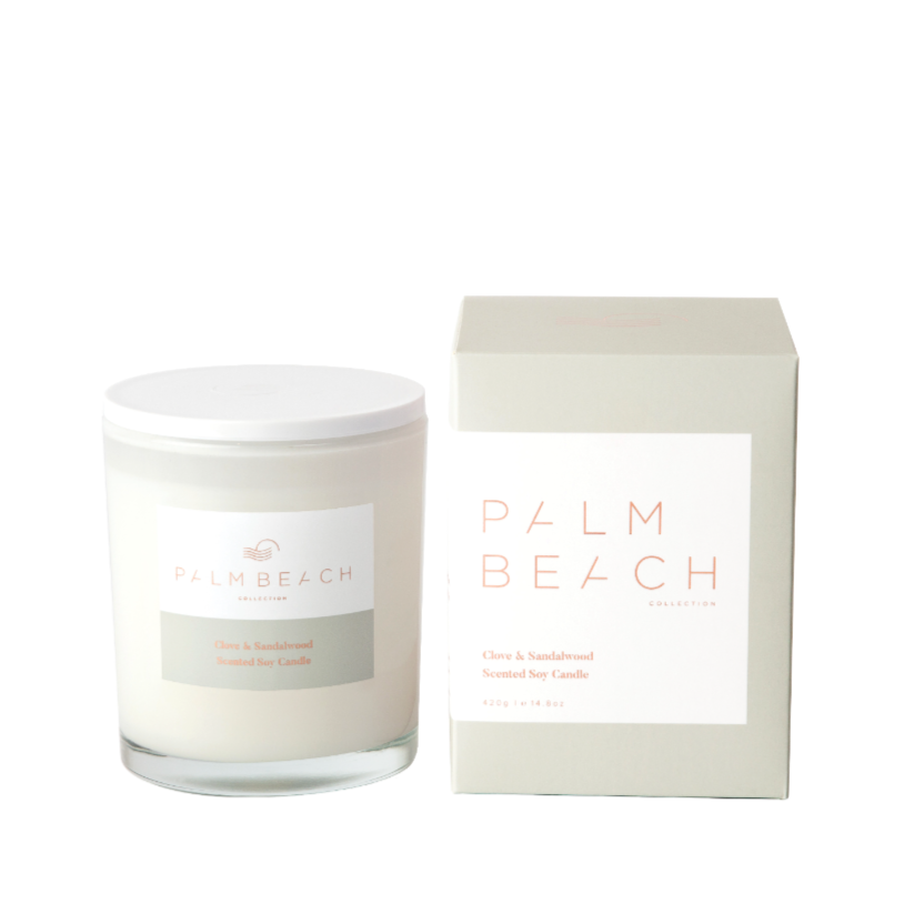 Scented Soy Candle 420g - Clove & Sandalwood
