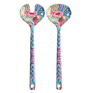 Salad Servers - Judy Watson