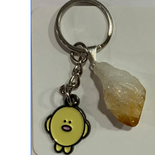 Load image into Gallery viewer, Worry Monster Keyring with Crystal
