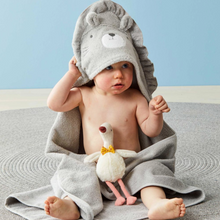 Load image into Gallery viewer, Baby Hooded Towel - Lion 90x90cm
