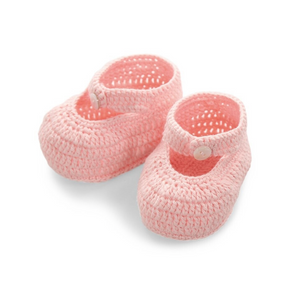 Booties - Herbie Button Strap - Pink