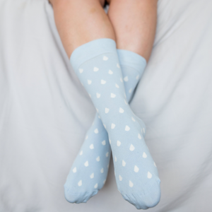 Socks - Raindrops Blue