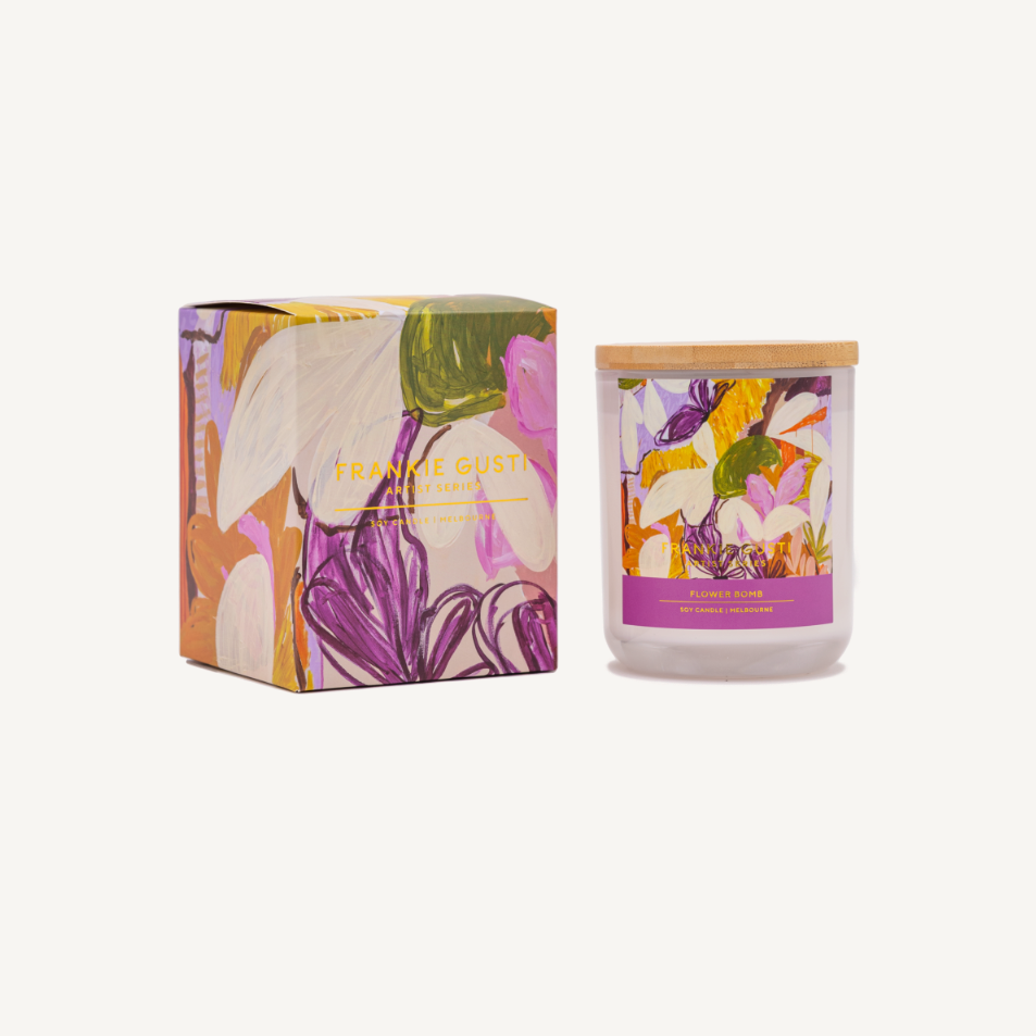 Frankie Gusti 50Hr Candle : Flower Bomb